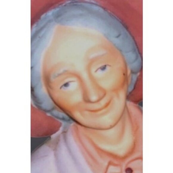 HOMCO Ceramic Figurine Of Woman With Corn & Ducks 1477 - Picture 8 of 8